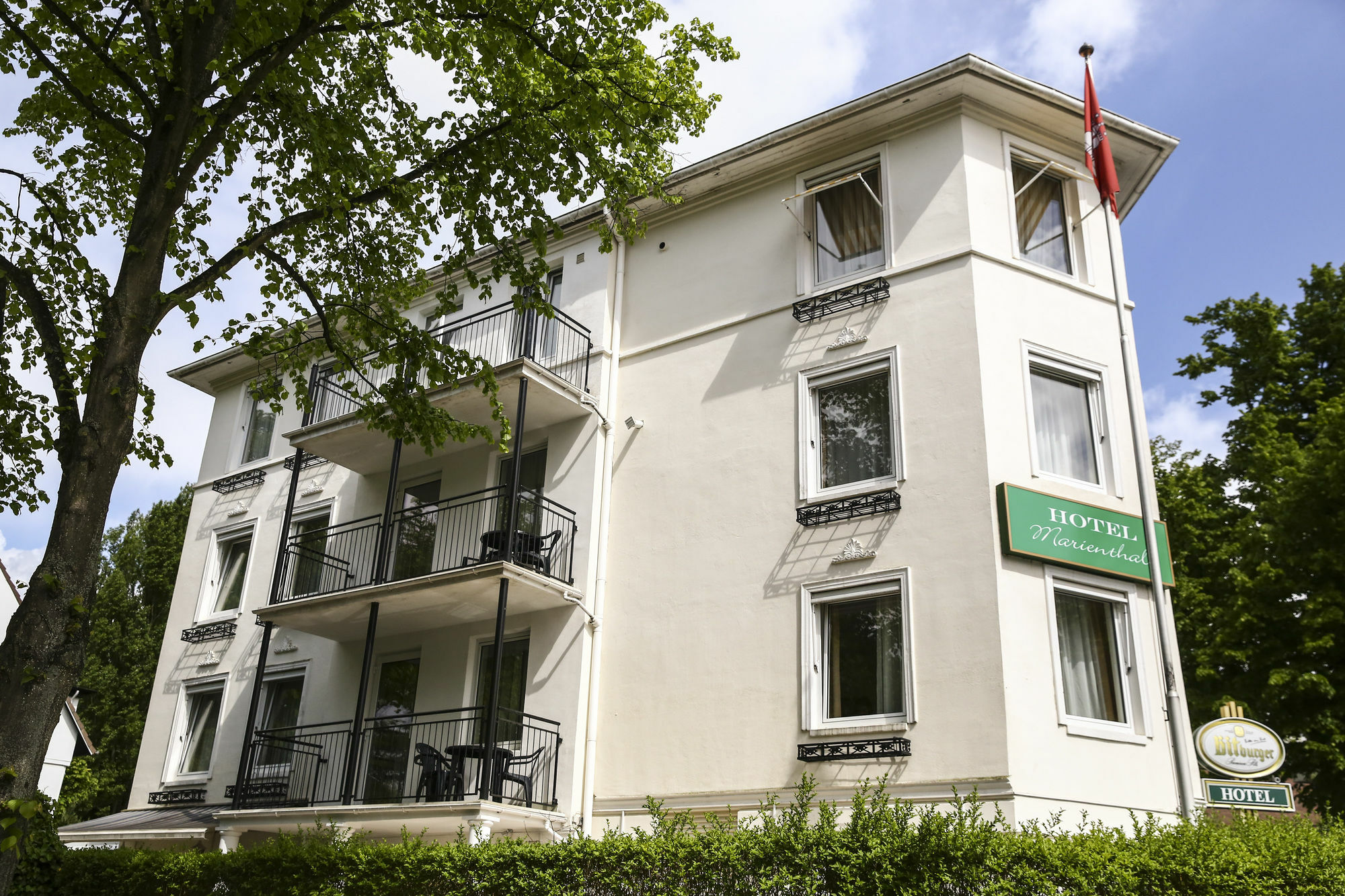 Hotel Marienthal Garni Hamburg-Harburg Buitenkant foto